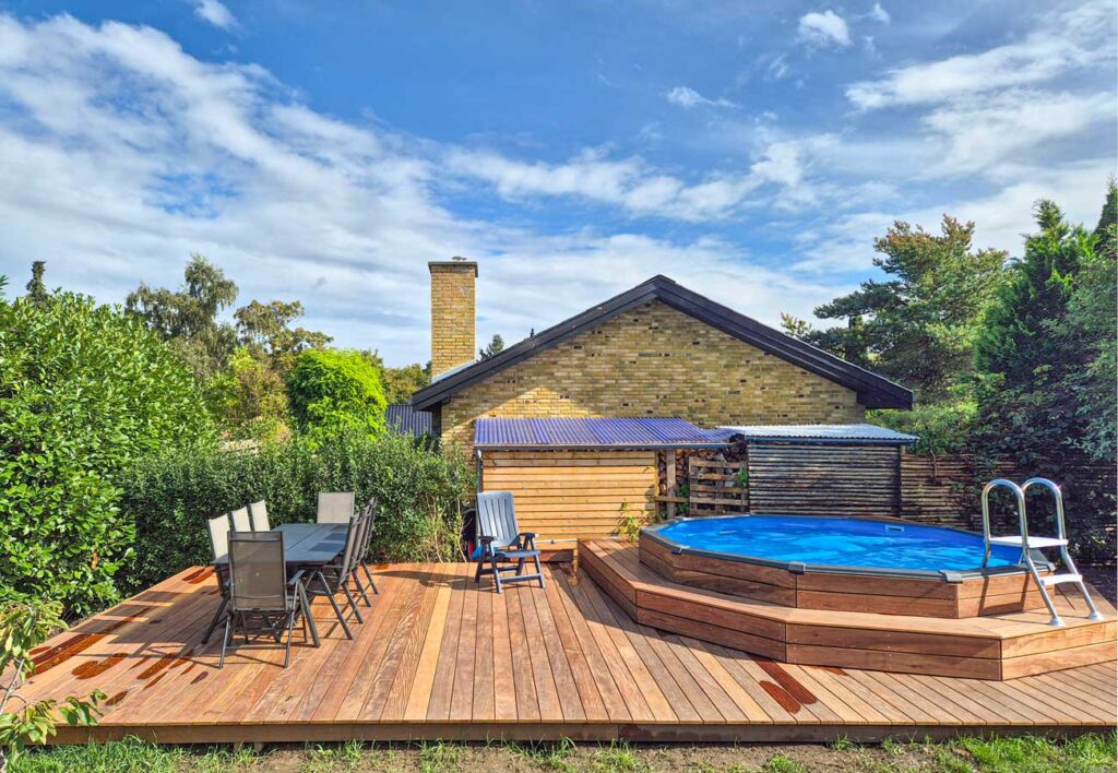 Pool-terrasse i Cumaru