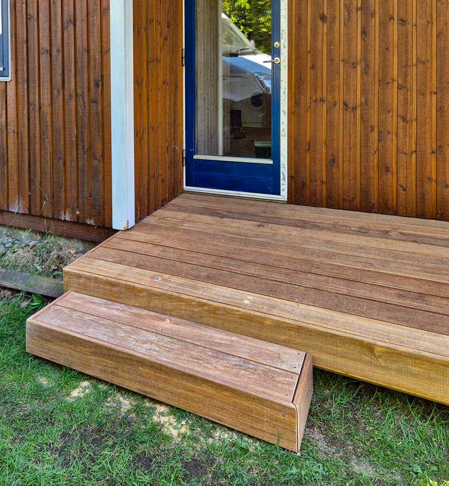 Træterrasse omkring sommerhus i Gilleleje billede 4