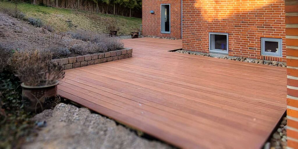 Terrasse i cumaru hårdttræ | Hillerød