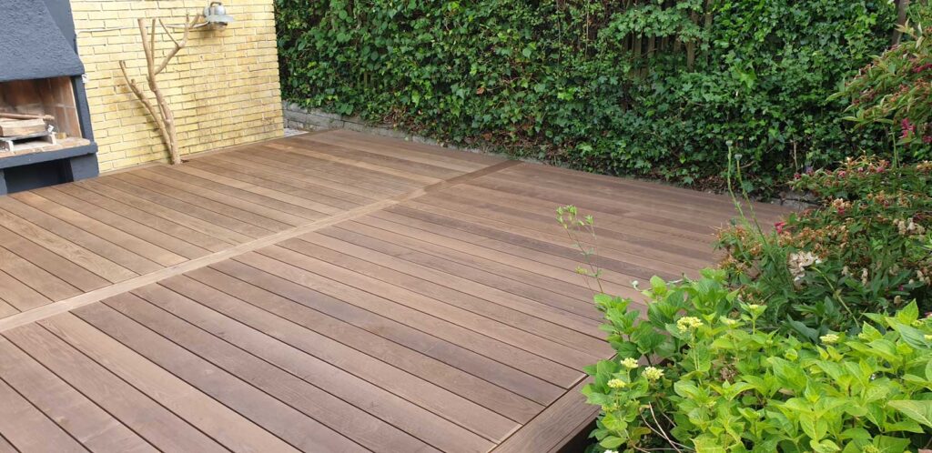 Varmebehandlet asketræs-terrasse billede 3