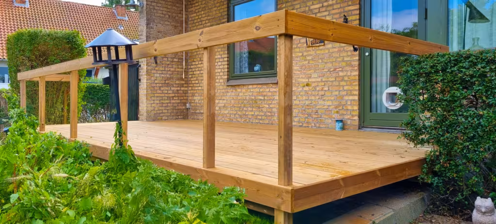 Termofyr terrasse i Virum