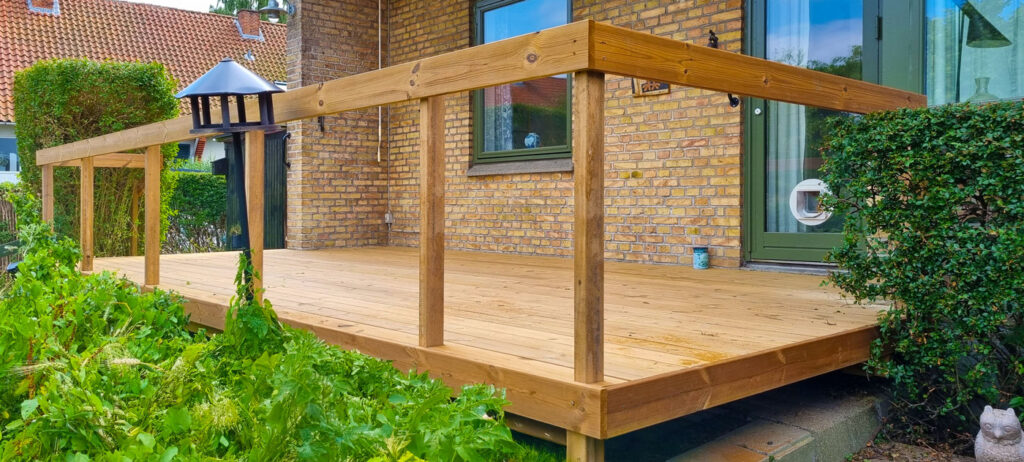 Termofyr terrasse i Virum