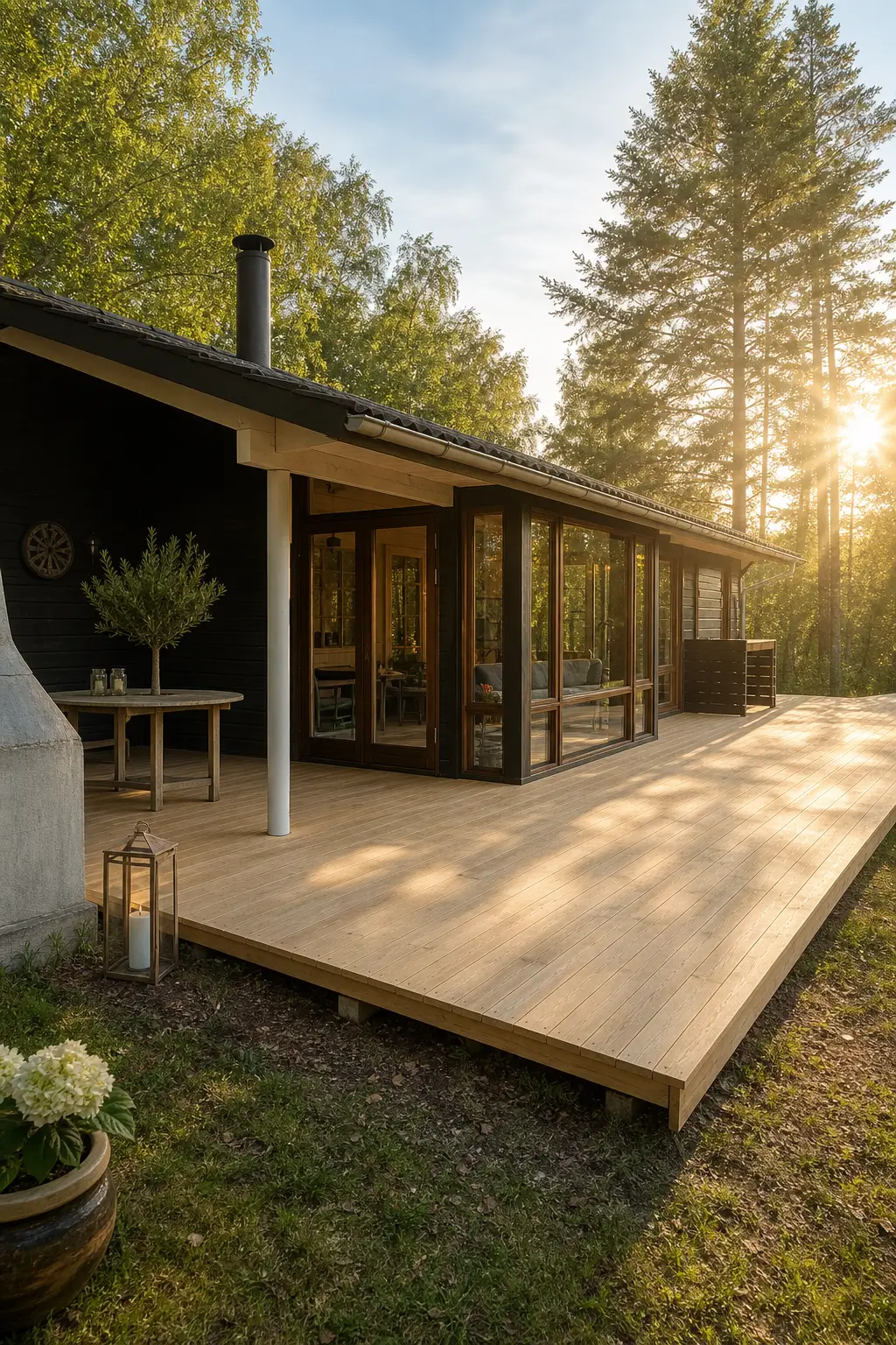 Træterrasse