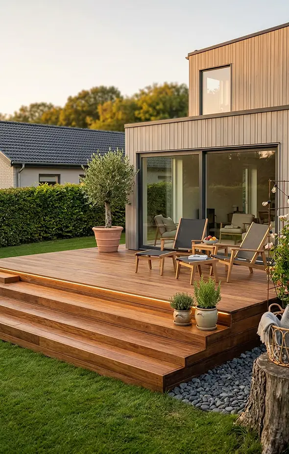 Træterrasse