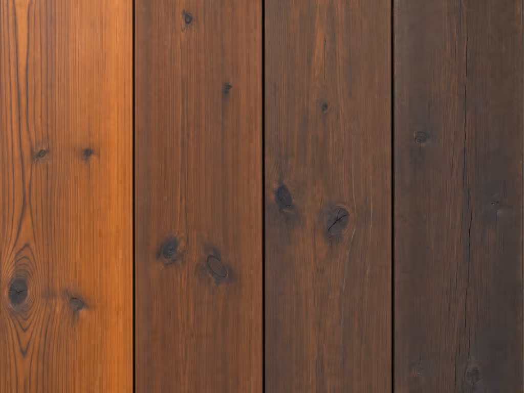 Thermowood med løbende oliering over årene